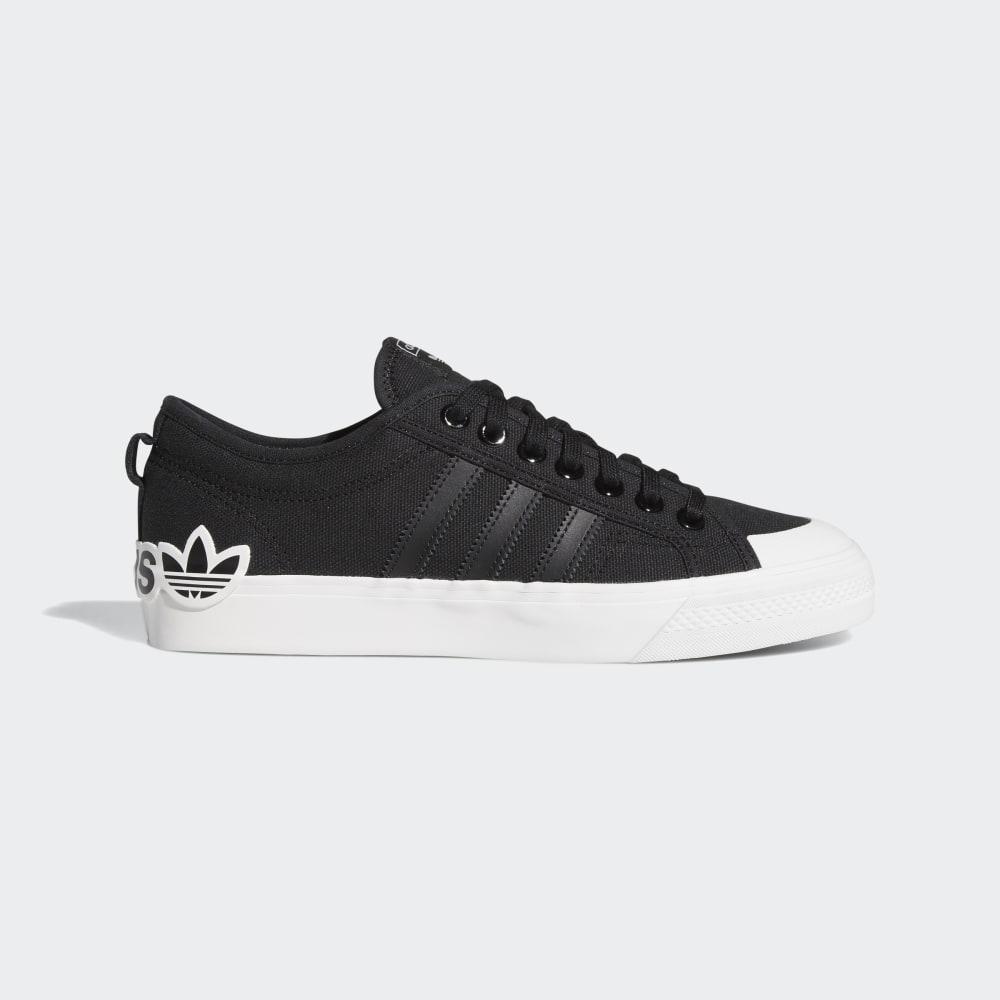 Originals Adidas Nizza Barbati Romania - Negrii/Albi EF5713